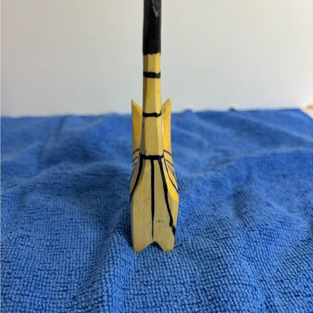 Handcrafted Cat Figurines - Black and Yellow